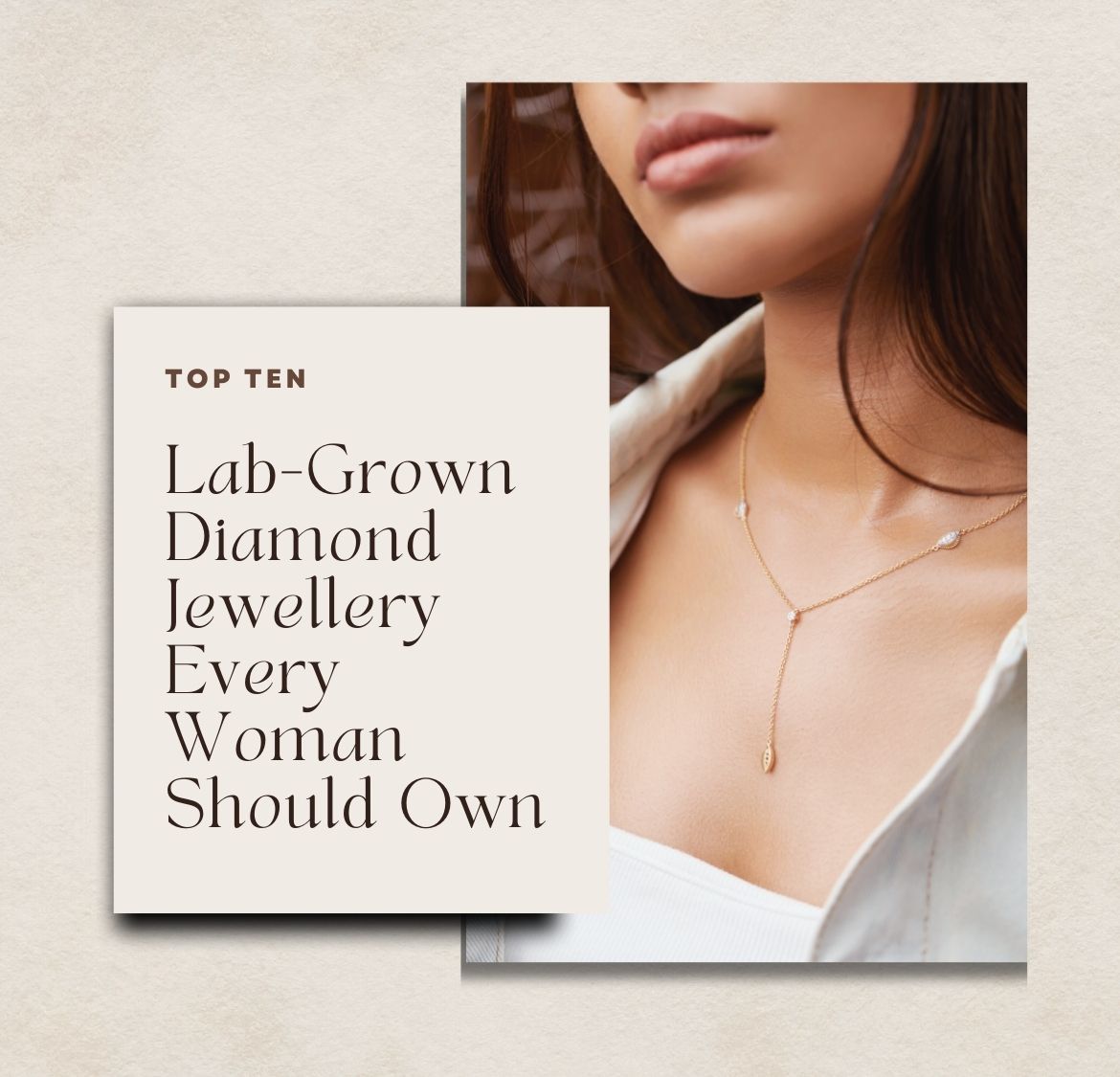 lab grown diamond necklace