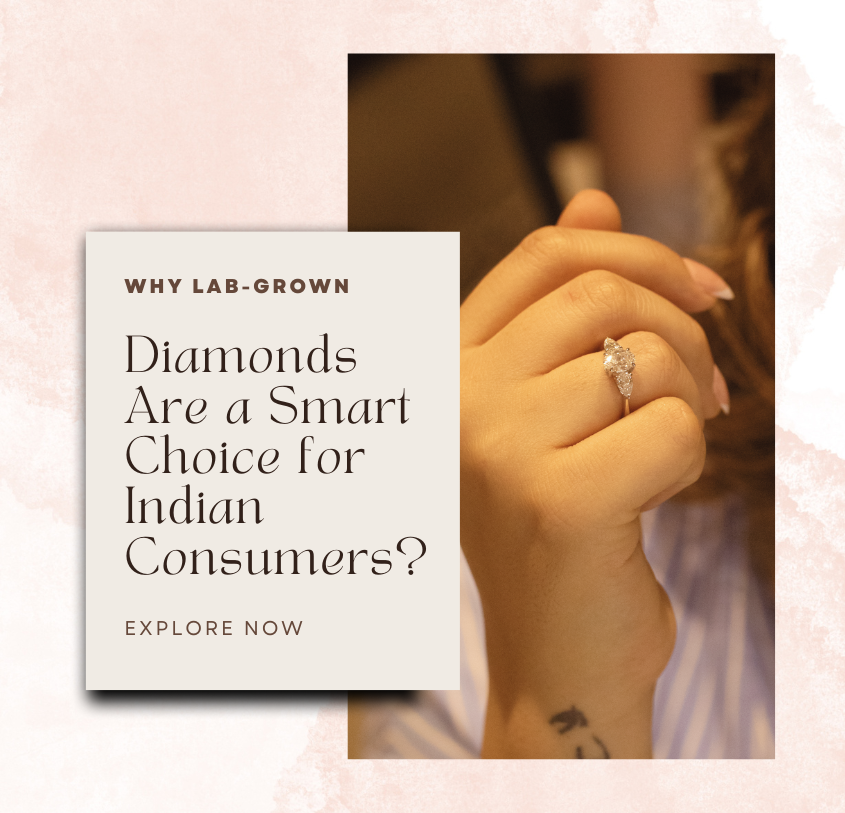 lab grown diamond ring