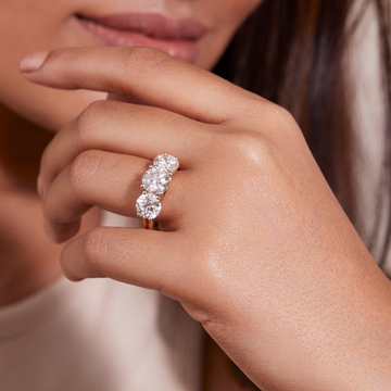 Triple Essence Lab Grown Diamond Ring