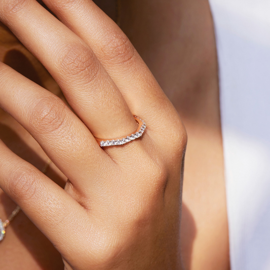 Hexagon Lab Grown Diamond Ring